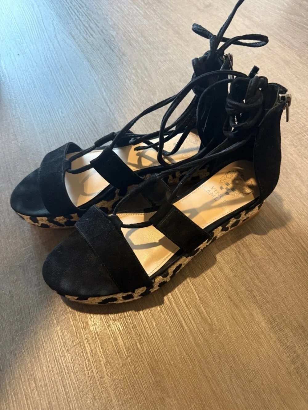 Vince Camuto Kellia Strappy Espadrille Sandals Sz 9.5